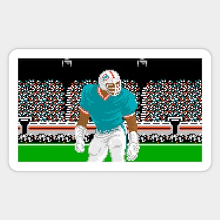 Miami Pixel Linebacker Magnet